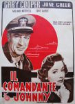 Киноплакат Il Comandante Johnny (Gary Cooper)