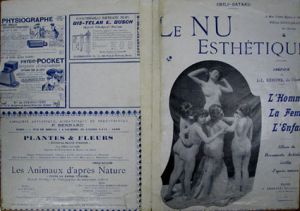 Разворот журнала "Le NU Esthetique".  - Антиквар на диване. Интернет-магазин антиквариата.
