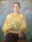 Н.х.  Портрет женщины в жёлтой кофте. 