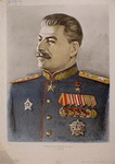 Непринцев Ю., Бойм С.  Портрет Сталина (с орденами). 