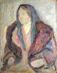 Тейс Е. Портрет женщины в шали. 