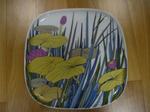 Тарелка  с растительным рисунком - Антиквар на диване. Интернет-магазин антиквариата.